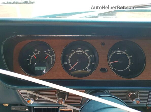 237675P223318 1965 PONTIAC GTO Blue Սարքավորումների վահանակի տեսք