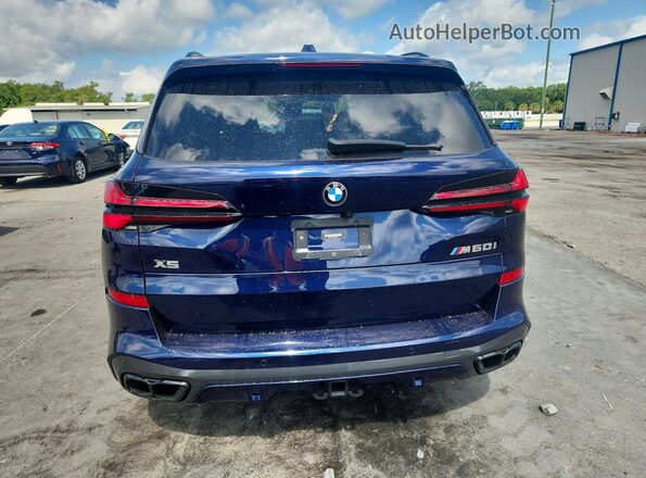 5UX33EU03R9T09335 2024 BMW X5 Blue Սալոնի դիմացի տեսք