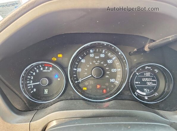 3CZRU5H37HG710182 2017 HONDA HR-V Красный Вид задних сидений