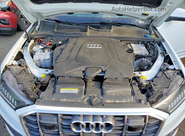 WA1VXAF76LD001088 2020 AUDI Q7 Белый Вид наклейки с VIN-кодом