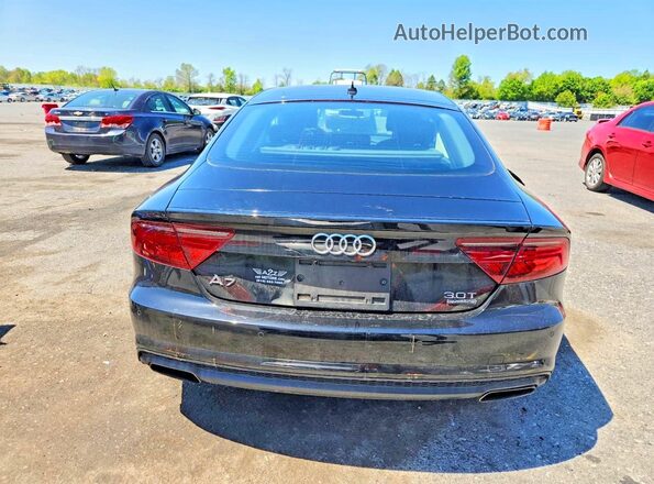 WAUWGAFC6GN050862 2016 AUDI A7 Black უკანა ხედი