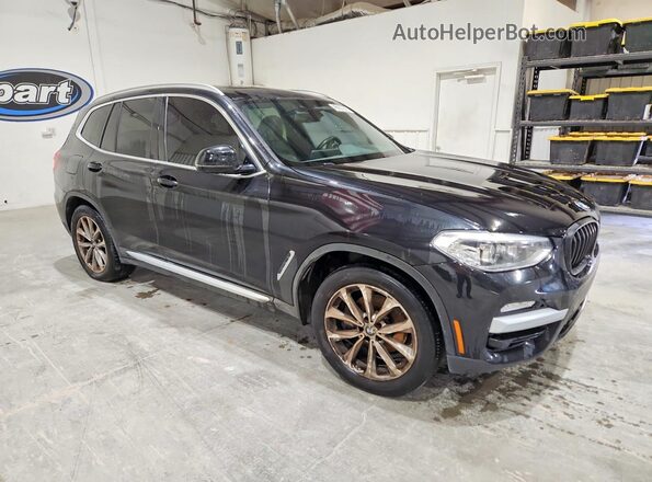 5UXTR7C54KLF32518 2019 BMW X3 Black 