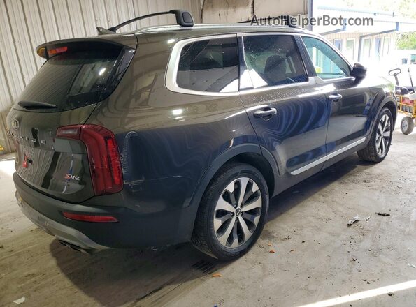 5XYP64HC1MG143526 2021 KIA TELLURIDE Green 