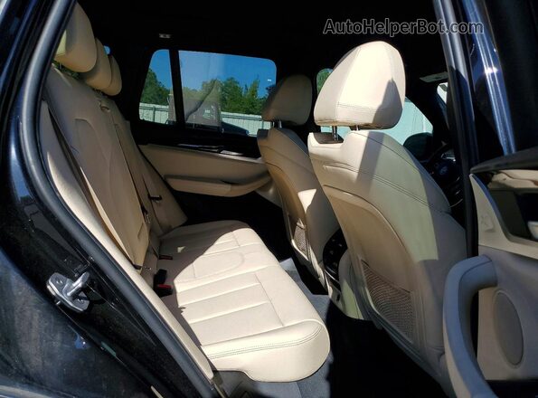 5UXTR9C56JLD65282 2018 BMW X3 Black ძრავის განყოფილების ხედი