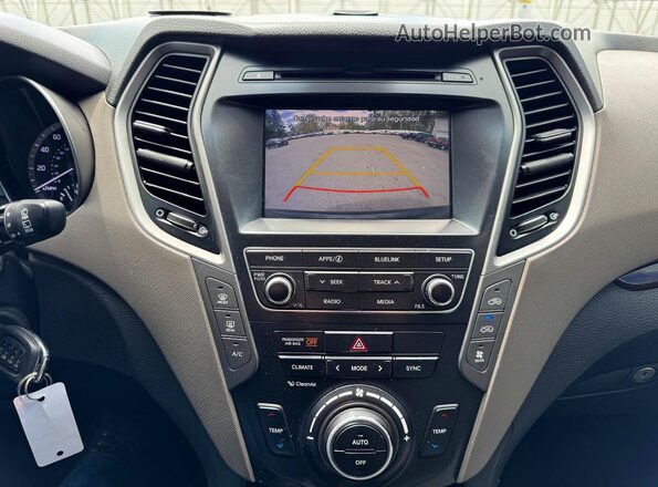 KM8SMDHF6HU209448 2017 HYUNDAI SANTA FE Unknown - Not Ok For Inv. Rear seats view