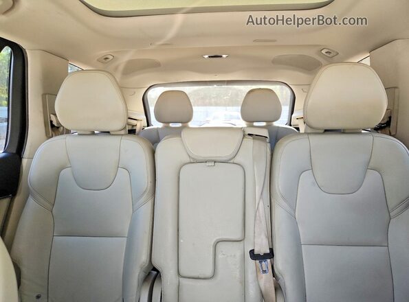 YV4A22PK9H1143372 2017 VOLVO XC90 Белый Вид задней части салона