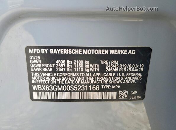 WBX63GM00S5231168 2025 BMW X2 Gray 