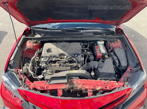 4T1G11AK9NU040137 2022 TOYOTA CAMRY Red 