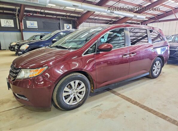 5FNRL5H6XGB122655 2016 HONDA ODYSSEY Burgundy 