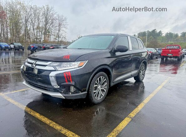 JA4AD2A3XJZ008823 2018 MITSUBISHI OUTLANDER Black Задня ліва чверть