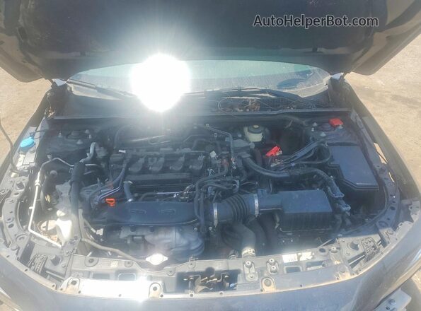 19XFL1H81PE010376 2023 HONDA CIVIC Black Engine compartment view