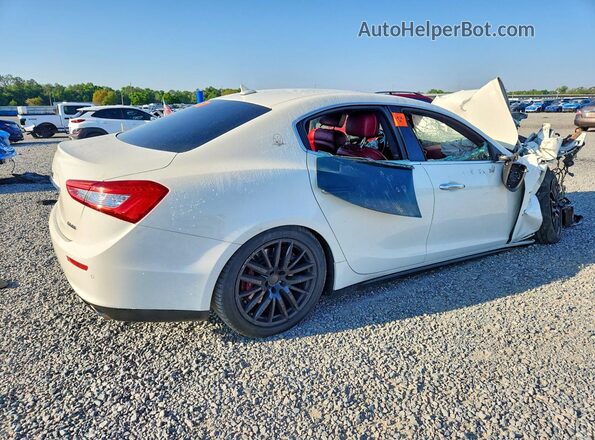ZAM57RTL1H1224147 2017 MASERATI GHIBLI White Front right