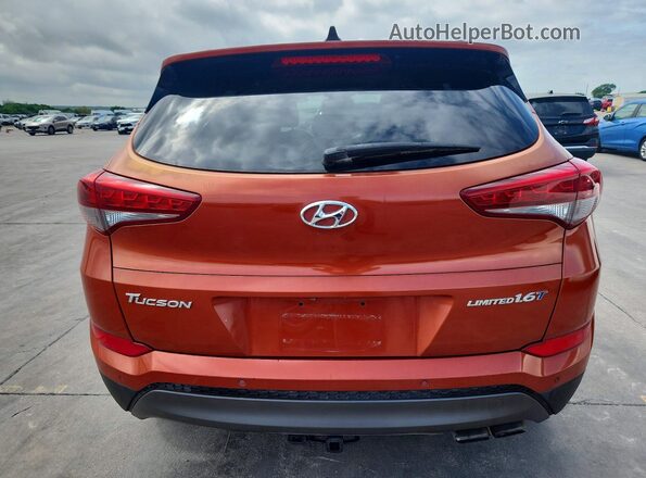 KM8J33A29GU029427 2016 HYUNDAI TUCSON Orange 
