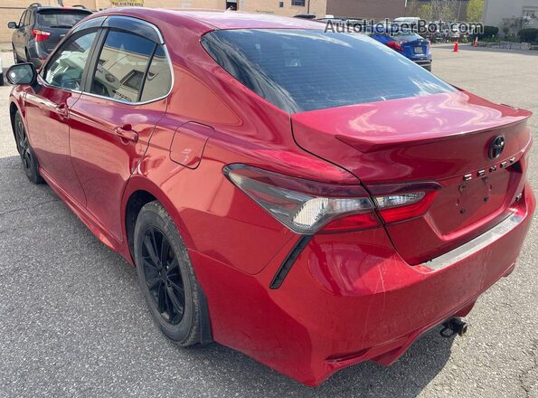 4T1G11AK9NU040137 2022 TOYOTA CAMRY Red 