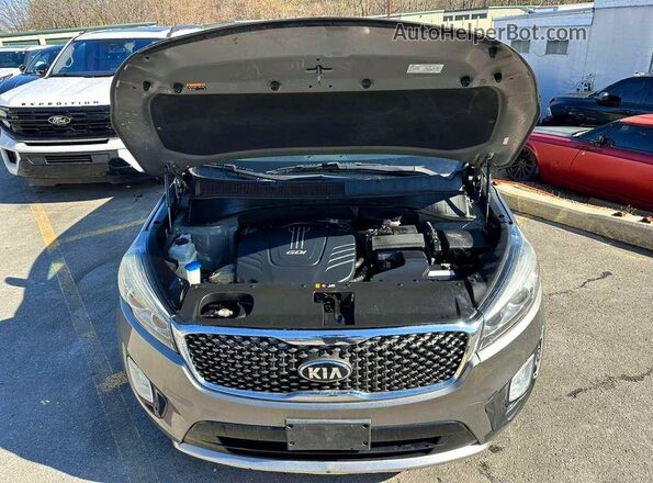 5XYPKDA5XGG104168 2016 KIA SORENTO Gray 