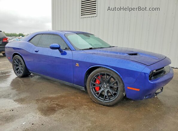 2C3CDZFJXJH171426 2018 DODGE CHALLENGER Синий Вид спереди