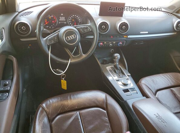 WAUB8GFF7H1031920 2017 AUDI A3 Black Widok zestawu wskaźników