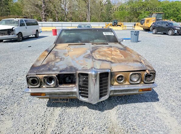 262670E155152 1970 PONTIAC BONNEVILLE Gold Front view