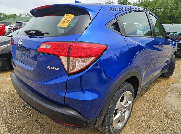 3CZRU6H3XJG729613 2018 HONDA HR-V Blue Widok z przodu