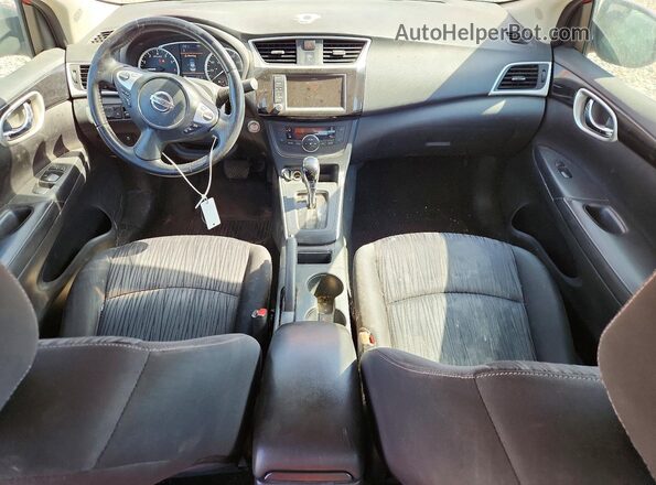 3N1AB7AP1KL610212 2019 NISSAN SENTRA Red Widok zestawu wskaźników