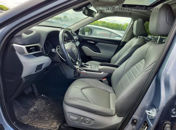 5TDGZRBH9MS072524 2021 TOYOTA HIGHLANDER Blue 
