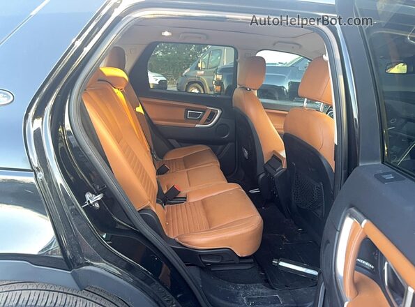 SALCT2RX7JH733514 2018 LAND ROVER DISCOVERY Black წინა სალონის ხედი
