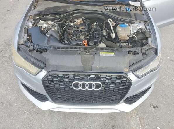 WAUC8AFC8JN054712 2018 AUDI A6 Серебряный Вид подкапотного пространства