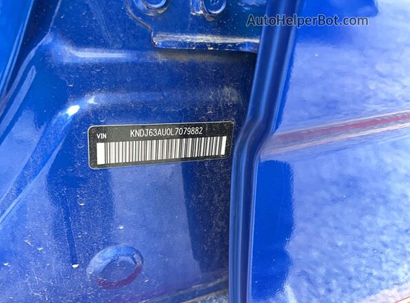 KNDJ63AU0L7079882 2020 KIA SOUL Blue 