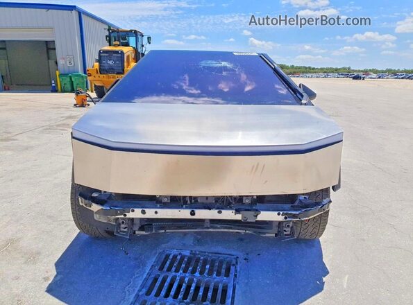 7G2CEHED3SA077646 2025 TESLA CYBERTRUCK Silver Widok z tyłu