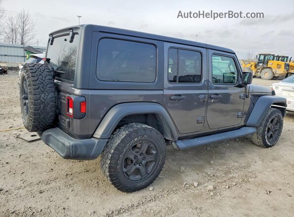 1C4HJXDG9KW538602 2019 JEEP WRANGLER Gray Przód prawy