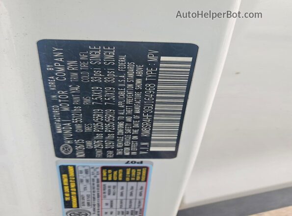 KM8SR4HF3GU164968 2016 HYUNDAI SANTA White სალონის 360-გრადუსიანი ხედი