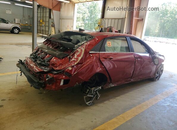KMHLP4DG1SU872184 2025 HYUNDAI ELANTRA Red Передня права чверть