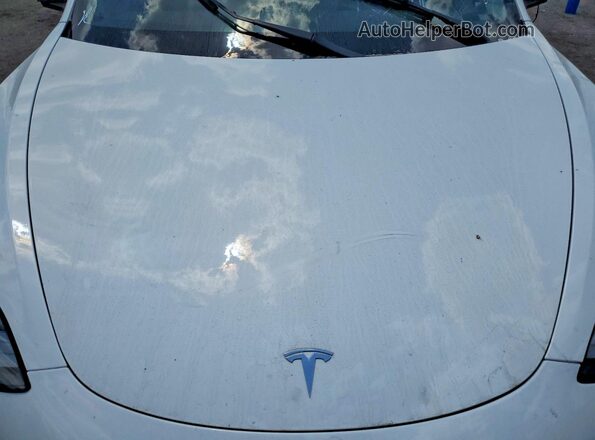 5YJ3E1EB6NF103222 2022 TESLA MODEL Белый Вид подкапотного пространства