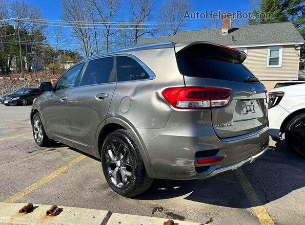 5XYPKDA5XGG104168 2016 KIA SORENTO Gray 