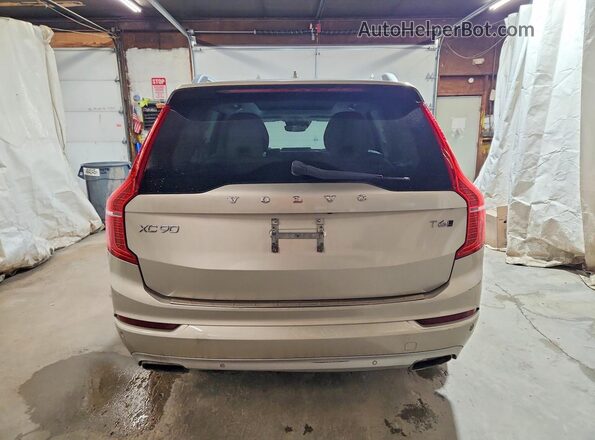 YV4A22PK9G1031122 2016 VOLVO XC90 Кремовый Вид салона спереди