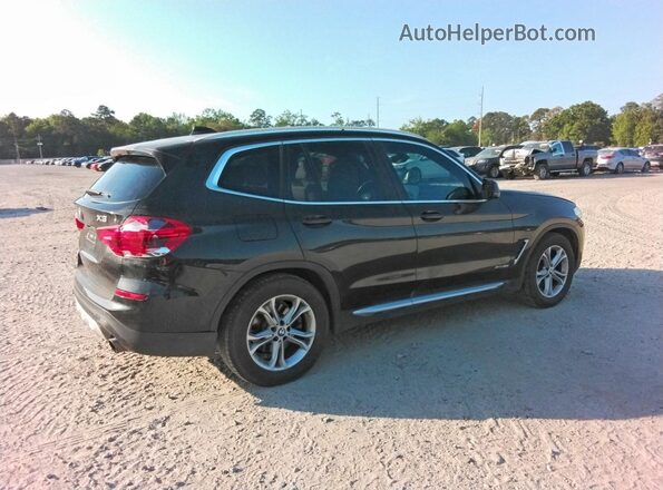 5UXTR9C56JLD65282 2018 BMW X3 Black წინა მარჯვენა