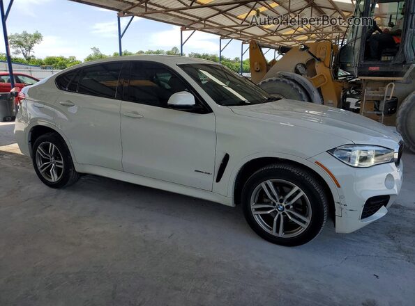 5UXKU0C53J0G80953 2018 BMW X6 White Vista frontal