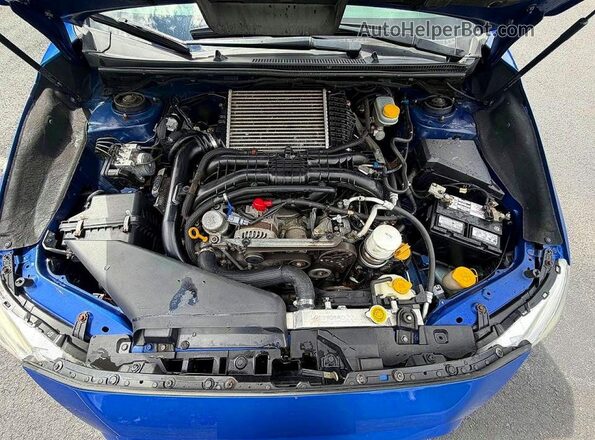 JF1VA1B60H9810770 2017 SUBARU WRX Синий Вид панели приборов
