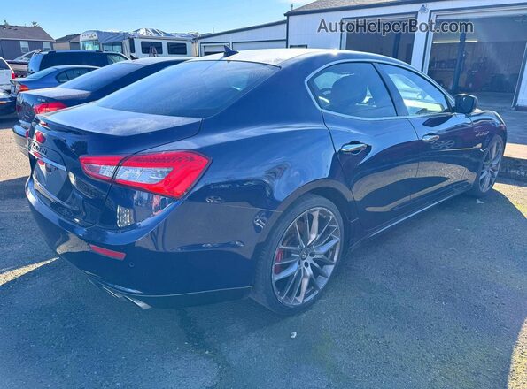 ZAM57RSA7G1168911 2016 MASERATI GHIBLI Blue Front view