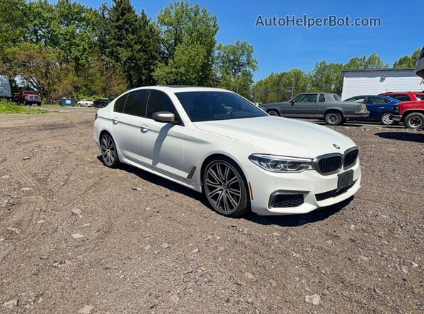 WBAJB9C57JB049807 2018 BMW M5 White Rear left