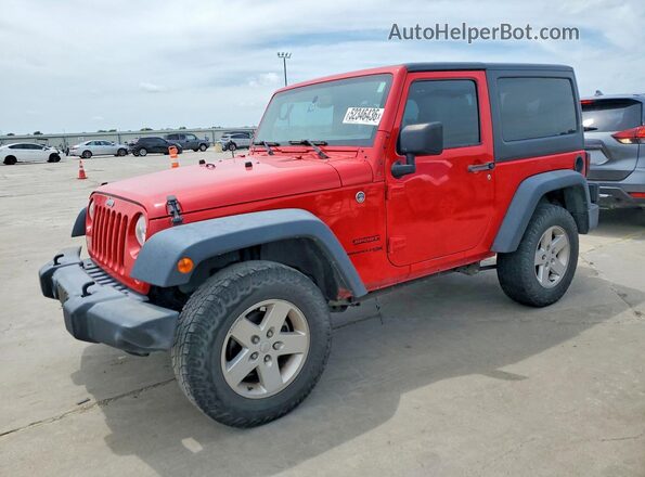 1C4AJWAG1JL888337 2018 JEEP WRANGLER Красный 