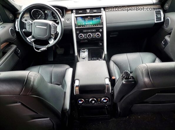 SALRRBBK6HA017374 2017 LAND ROVER DISCOVERY Gray Instrument cluster view