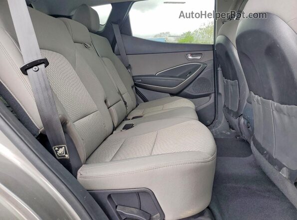 5XYZTDLB1JG513286 2018 HYUNDAI SANTA Gray 