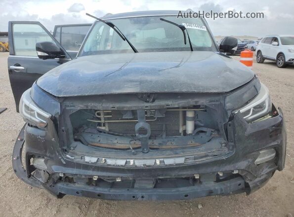 JN8AZ2NF4K9685982 2019 INFINITI QX80 Black VIN կոդի պիտակի տեսք