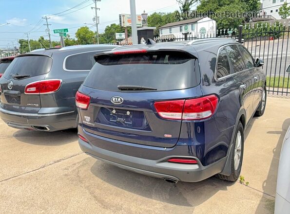 5XYPG4A38JG391128 2018 KIA SORENTO Синий 