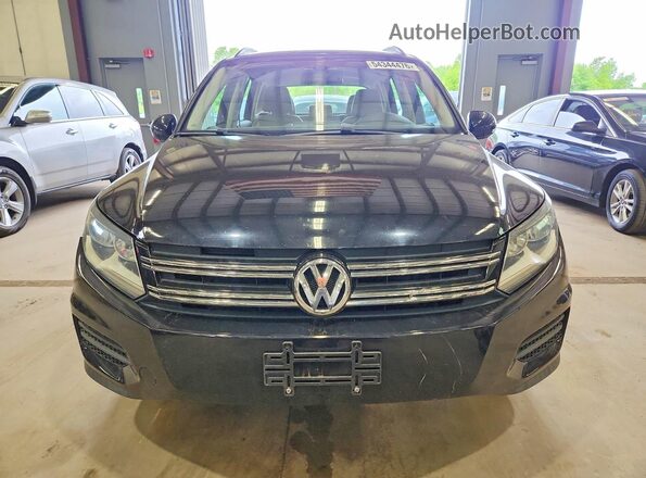 WVGBV7AXXHK000324 2017 VOLKSWAGEN TIGUAN Черный Вид сзади