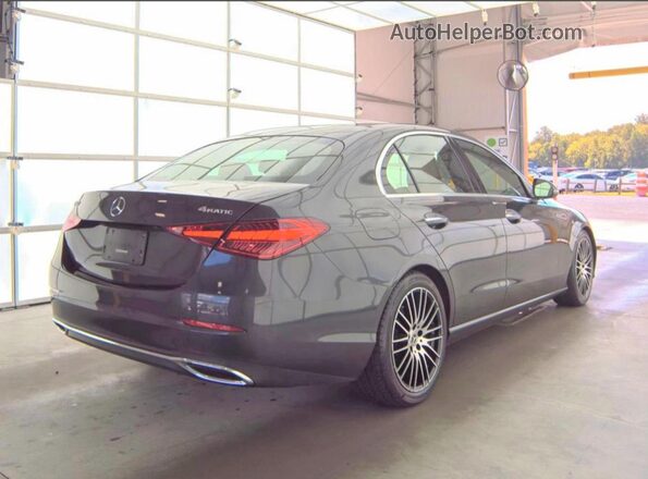 W1KAF4HBXNR044032 2022 MERCEDES-BENZ C Gray Widok z przodu