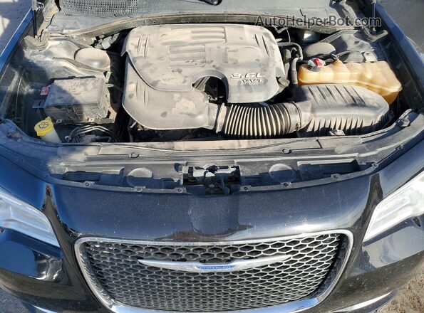 2C3CCAAG2HH612797 2017 CHRYSLER 300 Black Widok wnętrza z tyłu