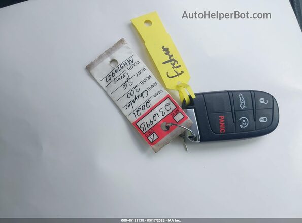 2C3CCAAG5MH570927 2021 CHRYSLER 300 Gray წინა პანელის ხედი