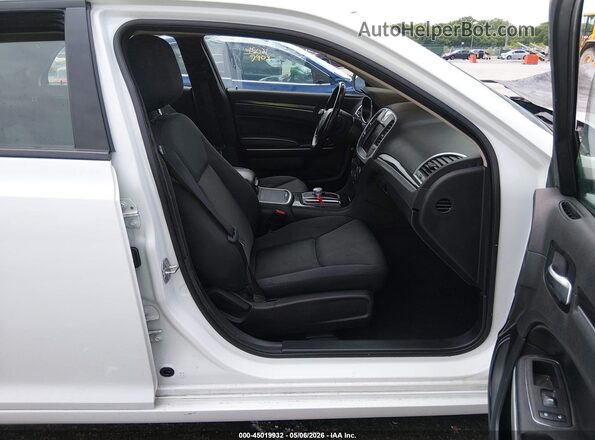 2C3CCAAGXLH194739 2020 CHRYSLER 300 White Widok wnętrza z przodu
